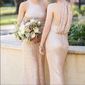 Gold Bridesmaid Dress